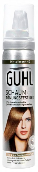 Guhl Schaum- Tönungsfestiger 40 Mittelbraun, 75 ml