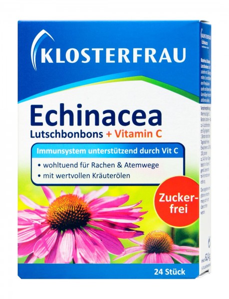Klosterfrau Echinacea Lutschtabletten Zuckerfrei, 24 er