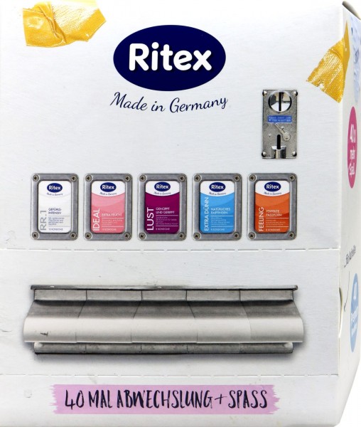 Ritex Kondomautomat Sortimentsmix (5x8 Stück sortiert), 40 er