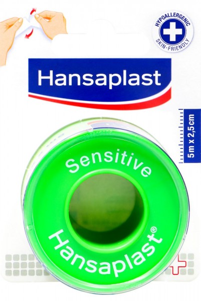 Hansaplast Heftpflaster Sensitive 5 m x 2,50 cm, 1 er